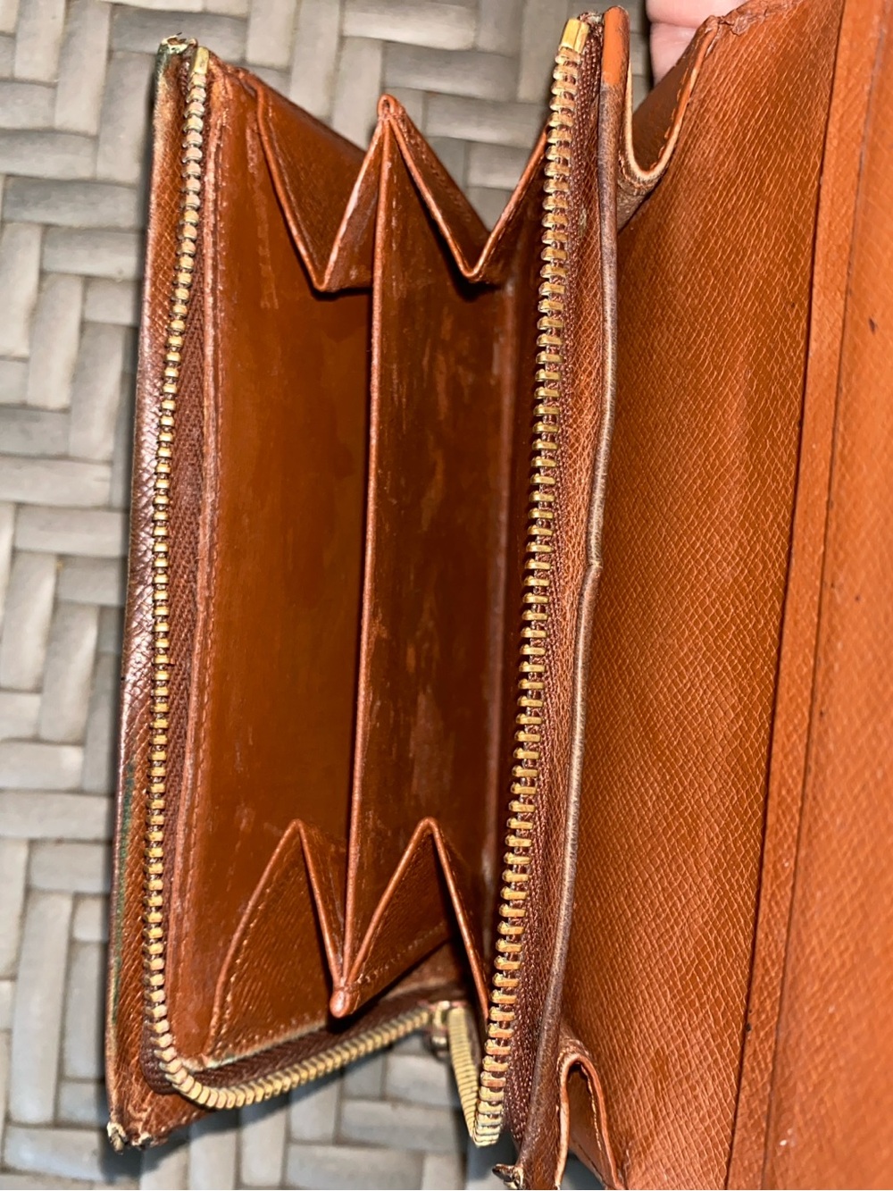 Louis Vuitton Brown Monogram Canvas Compact Wallet with Gold Hardware - Picture 12 of 14